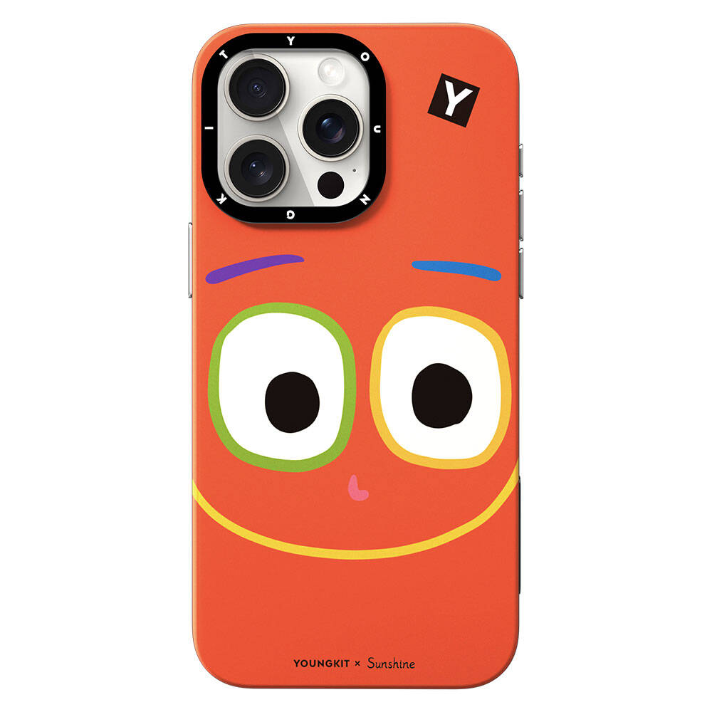 Apple iPhone 14 Pro Kılıf M-safe Şarj Özellikli Sunshine Tasarımlı Youngkit Daily Happy Serisi Kapak