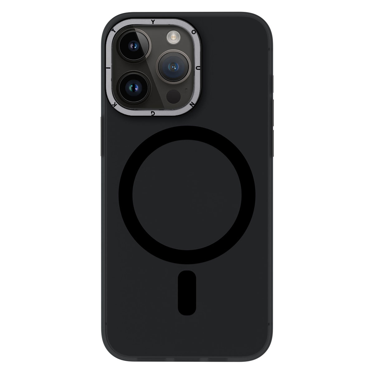 Apple iPhone 14 Pro Kılıf M-safe Şarj Özellikli Youngkit Hidden Sand Serisi Kapak