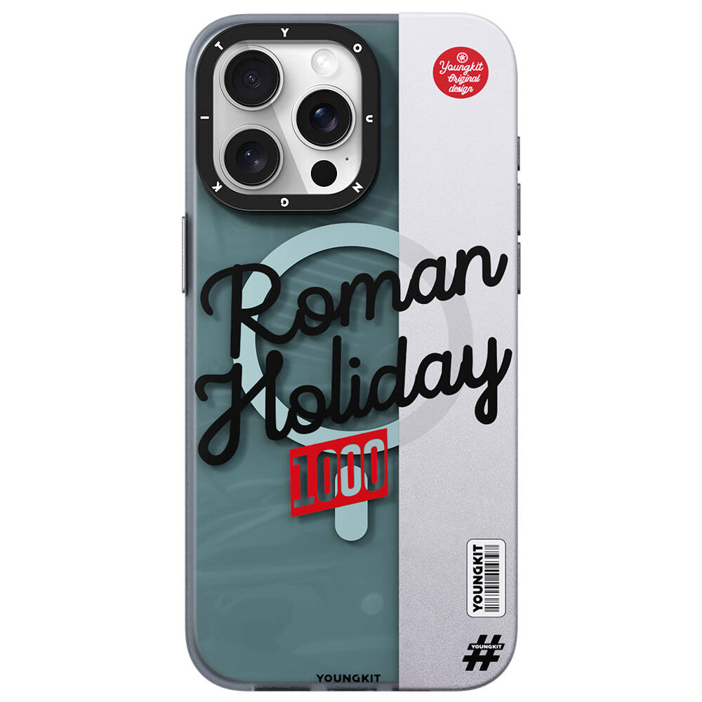 Apple iPhone 14 Pro Kılıf M-safe Şarj Özellikli Youngkit Motorcycle Legend Serisi Kapak
