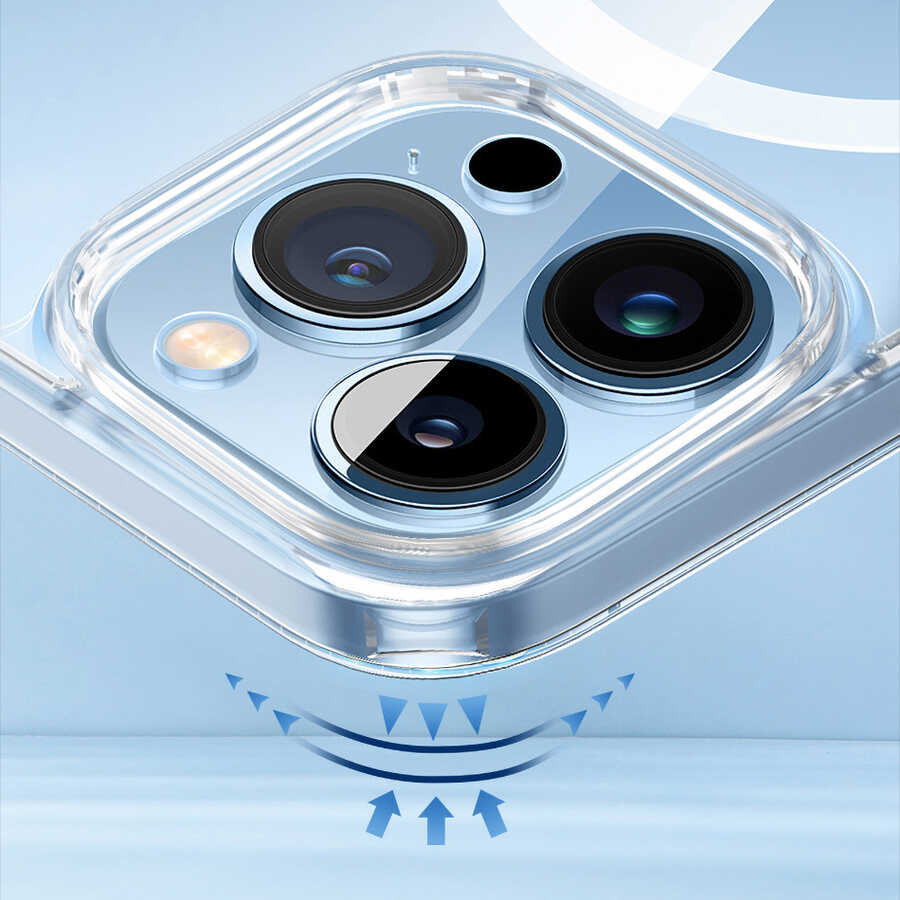 Apple iPhone 14 Pro Kılıf Standlı M-safe Wireless Şarj Özellikli Wiwu Aurora Serisi Kapak - Görsel 7