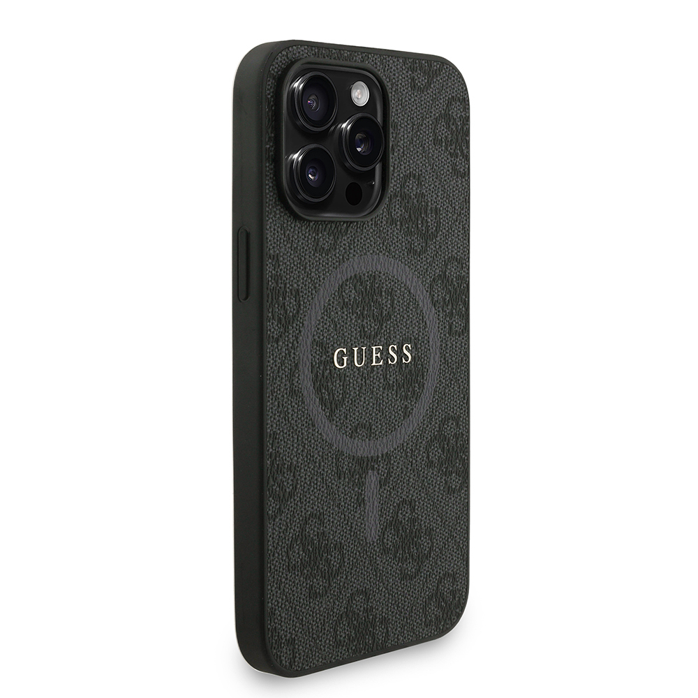 Apple iPhone 14 Pro Max Kılıf Guess Orjinal Lisanslı M-safe Şarj Özellikli PU Deri Bilek Askı İpli Yazı Logolu Kapak - Görsel 18