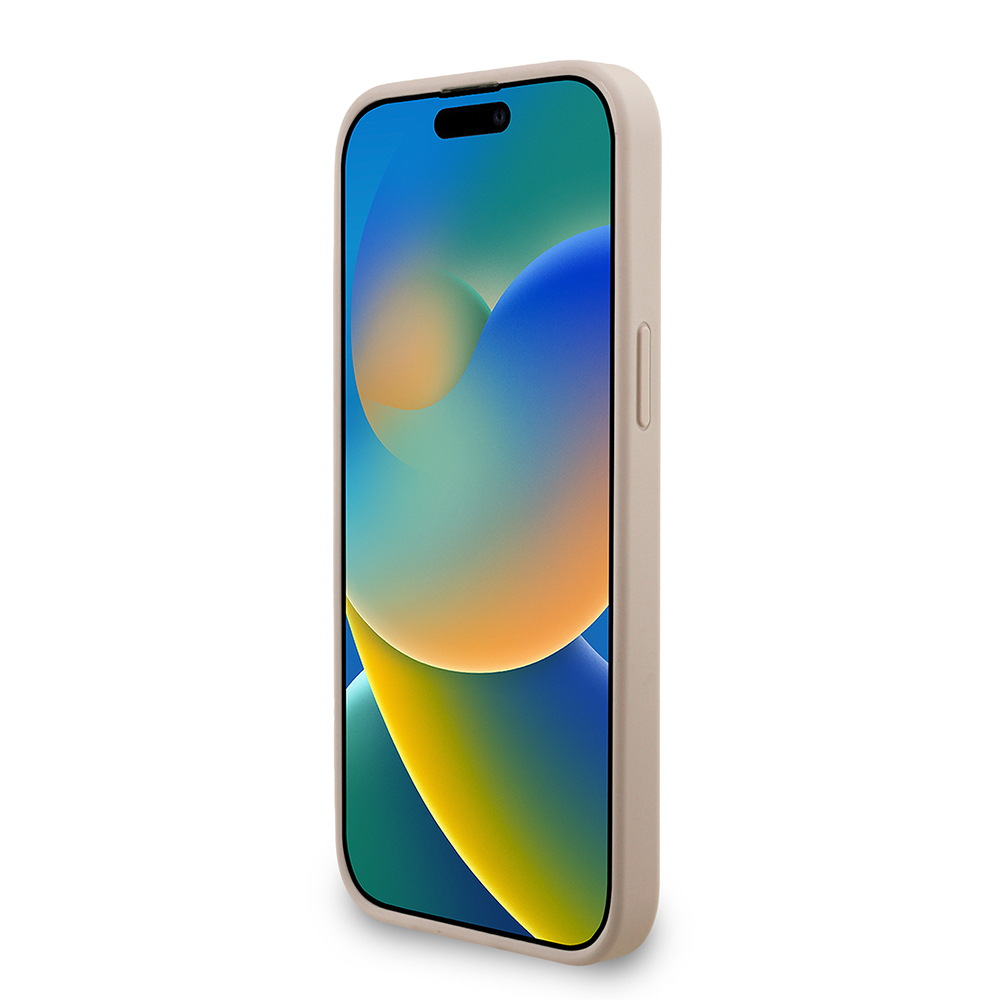 Apple iPhone 14 Pro Max Kılıf Guess Orjinal Lisanslı PU Deri Bilek Askı İpli Metal Büyük 4G ve Yazı Logolu Kapak - Görsel 19