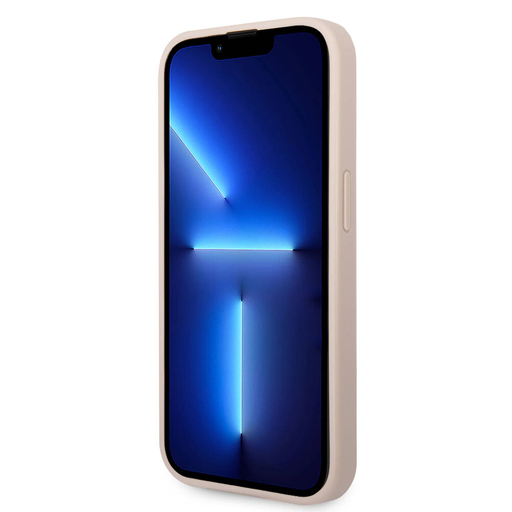 Apple iPhone 14 Pro Max Kılıf GUESS PU Deri Büyük Metal Logo Dizaynlı Kapak