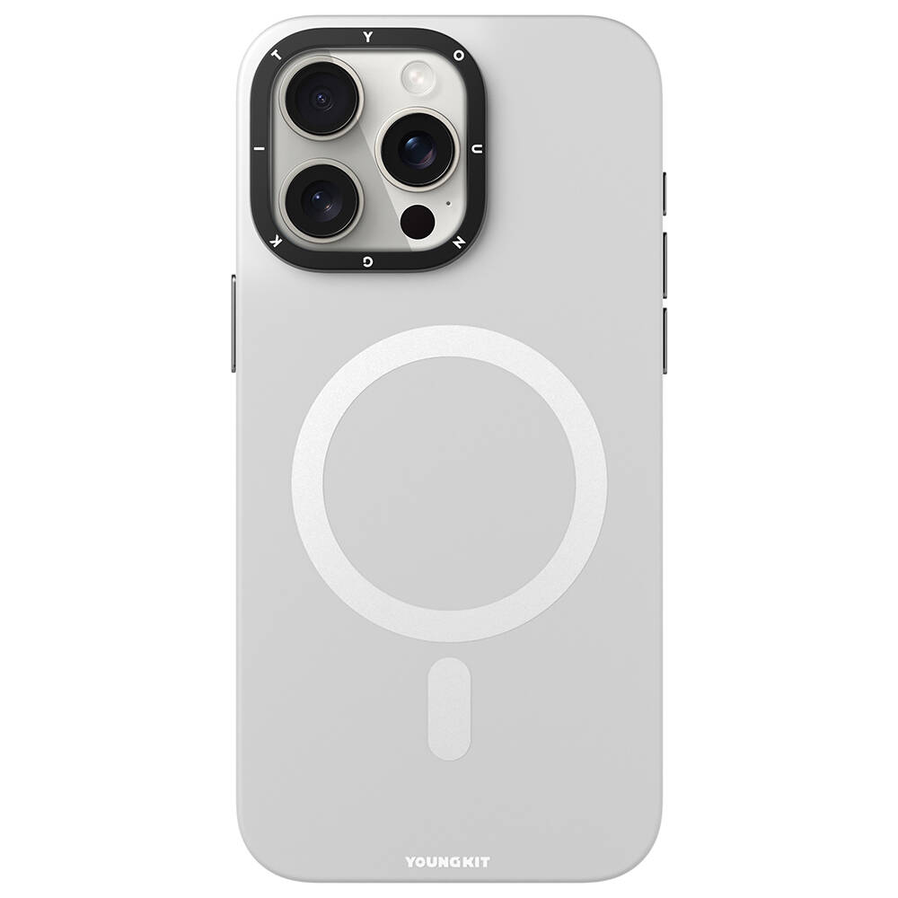 Apple iPhone 14 Pro Max Kılıf M-safe Şarj Özellikli Çizilmeye ve Aşınmaya Dayanıklı Youngkit Velvet Serisi Kapak - Görsel 3