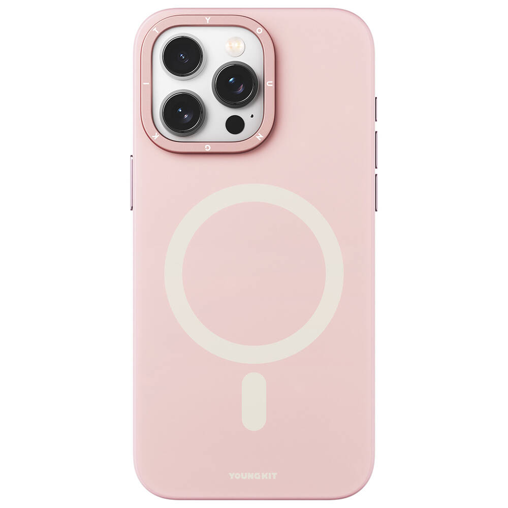 Apple iPhone 14 Pro Max Kılıf M-safe Şarj Özellikli Çizilmeye ve Aşınmaya Dayanıklı Youngkit Velvet Serisi Kapak - Görsel 6