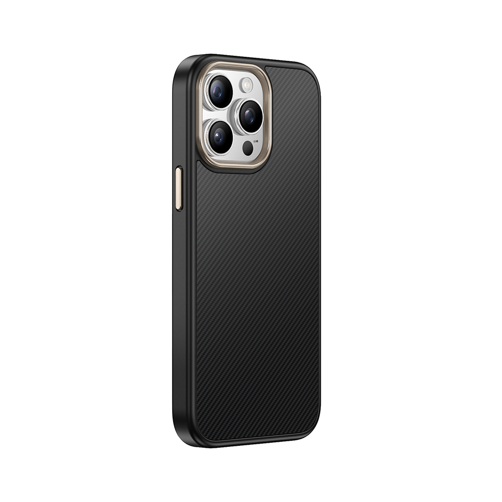 Apple iPhone 14 Pro Max Kılıf M-safe Şarj Özellikli Karbon Fiber Görünümlü Zore Antina Kapak