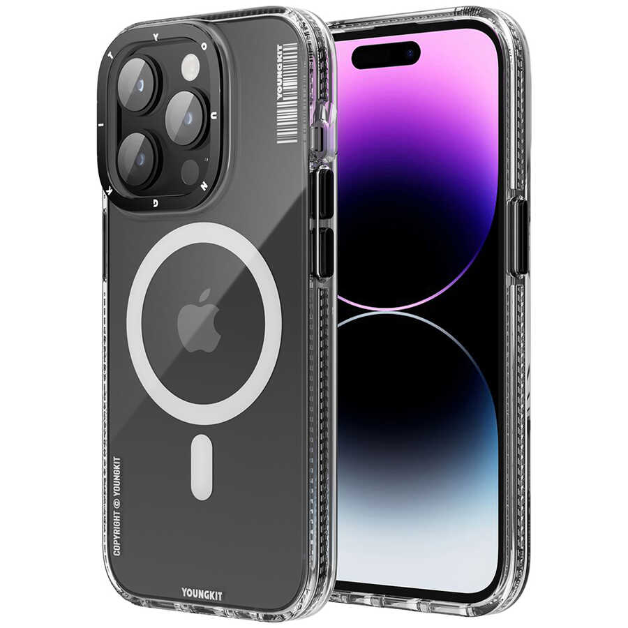 Apple iPhone 14 Pro Max Kılıf M-safe Şarj Özellikli YoungKit Exquisite Serisi Kapak