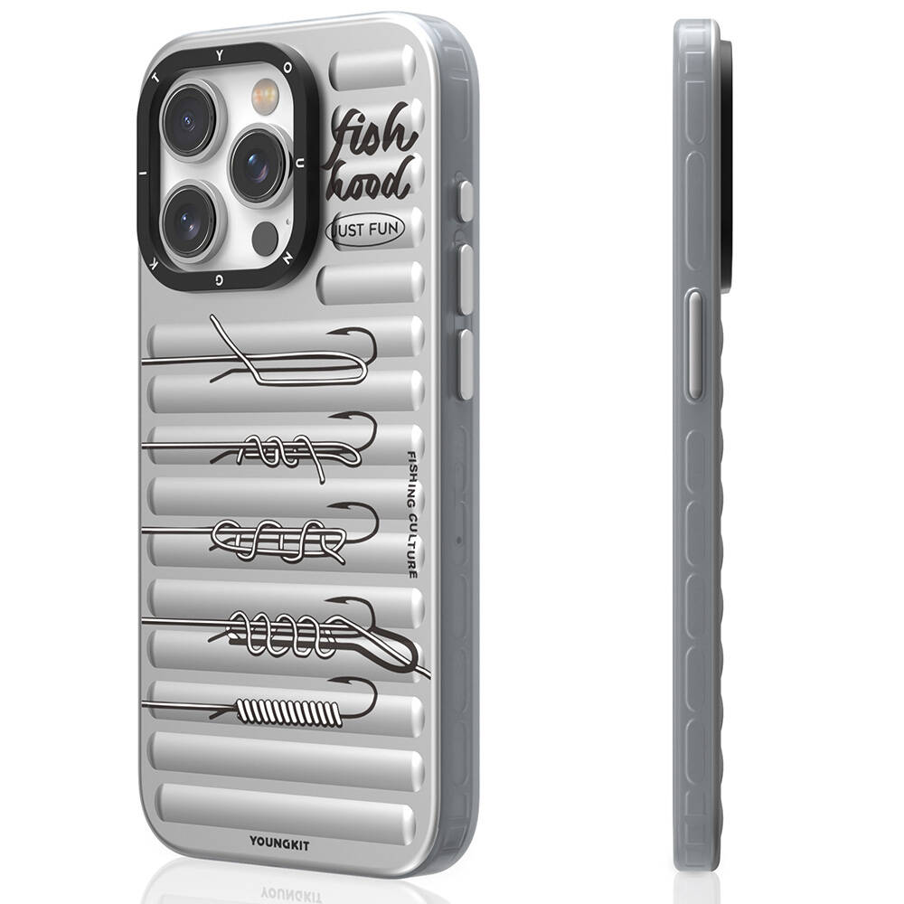 Apple iPhone 14 Pro Max Kılıf M-safe Şarj Özellikli Youngkit Fishing Serisi Kapak