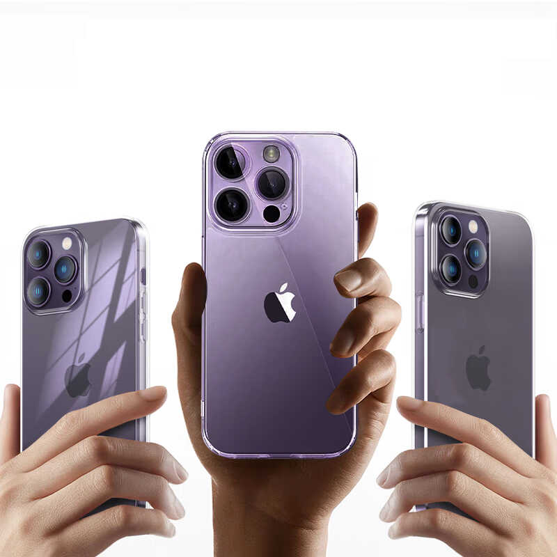 Apple iPhone 14 Pro Max Kılıf Şeffaf Airbag Tasarımlı Wiwu ZCC-108 Concise Serisi Kapak