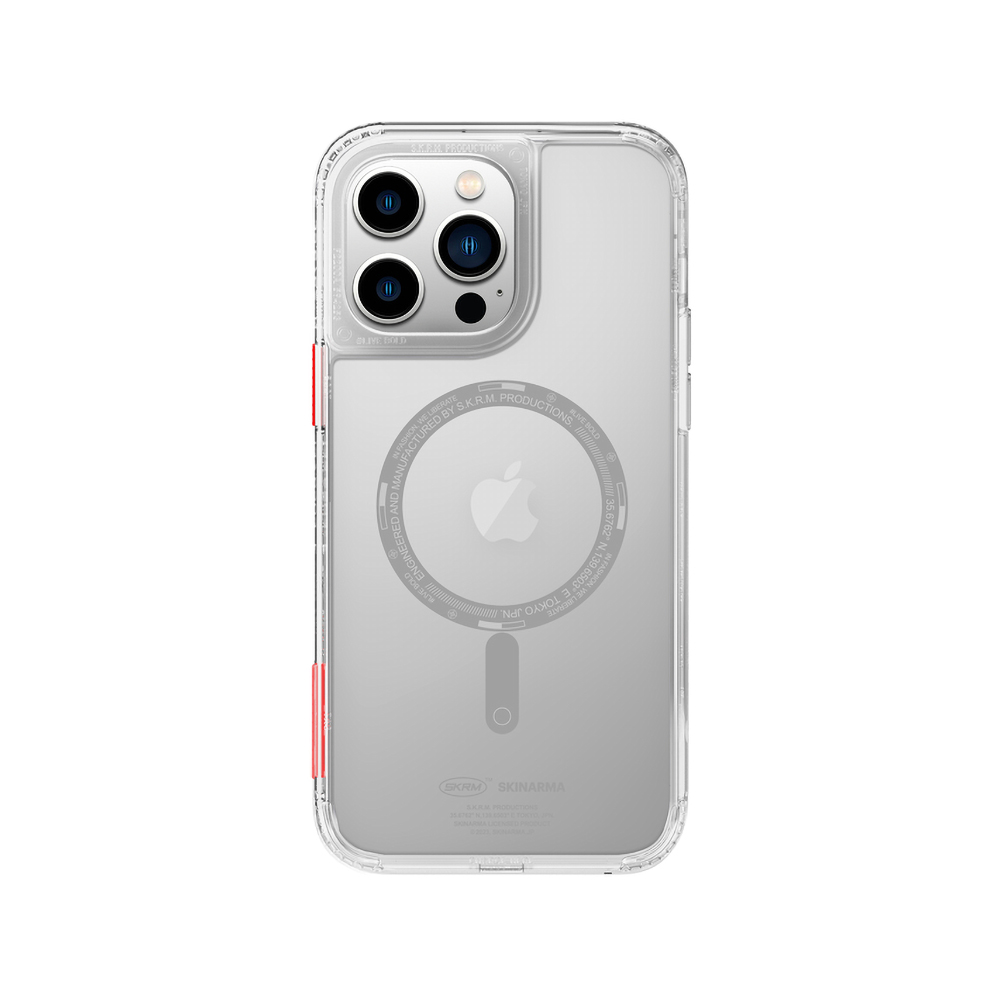 Apple iPhone 14 Pro Max Kılıf SkinArma Şeffaf Airbag Tasarımlı M-safe Şarj Özellikli Saido Kapak
