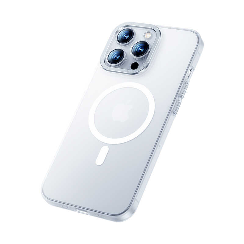Apple iPhone 14 Pro Max Kılıf Wireless Şarj Destekli Benks Magnetik Haze Kapak - Görsel 3