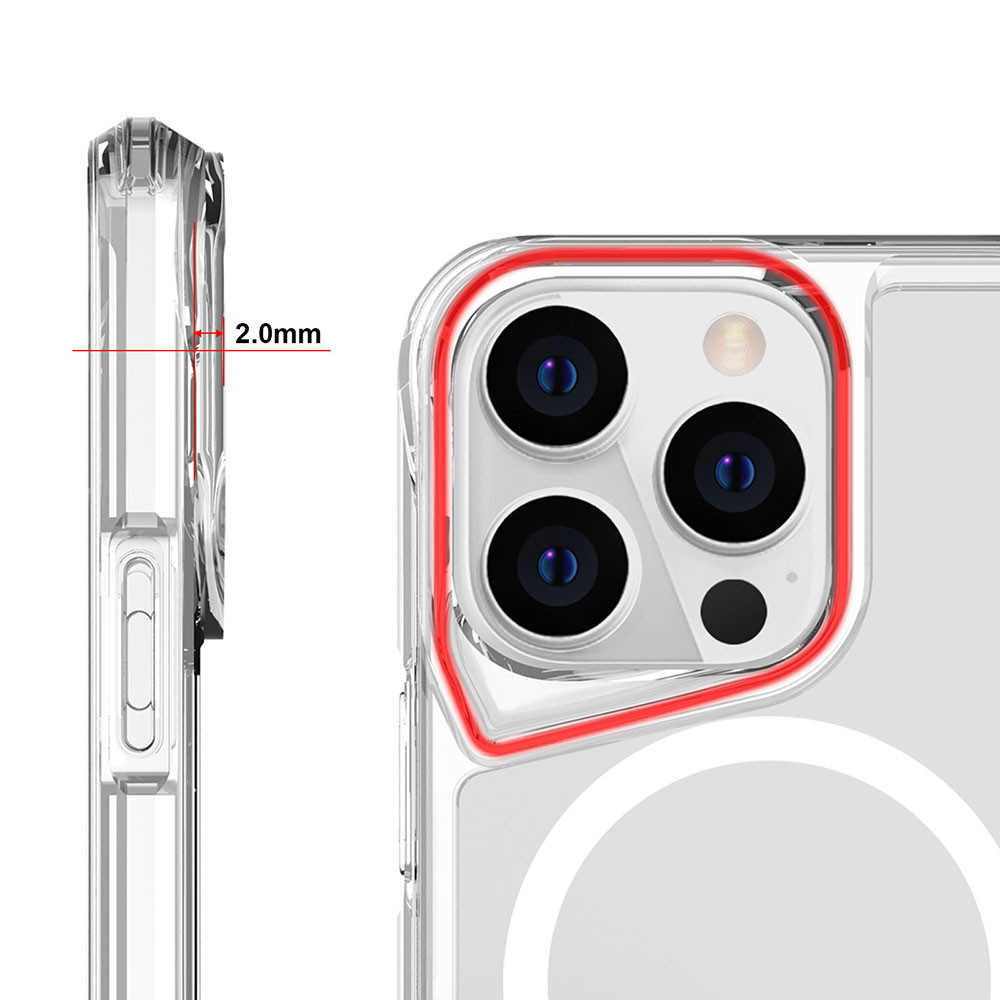 Apple iPhone 14 Pro Max Kılıf Zore M-safe Şarj Özellikli T-Max M-safe Kapak