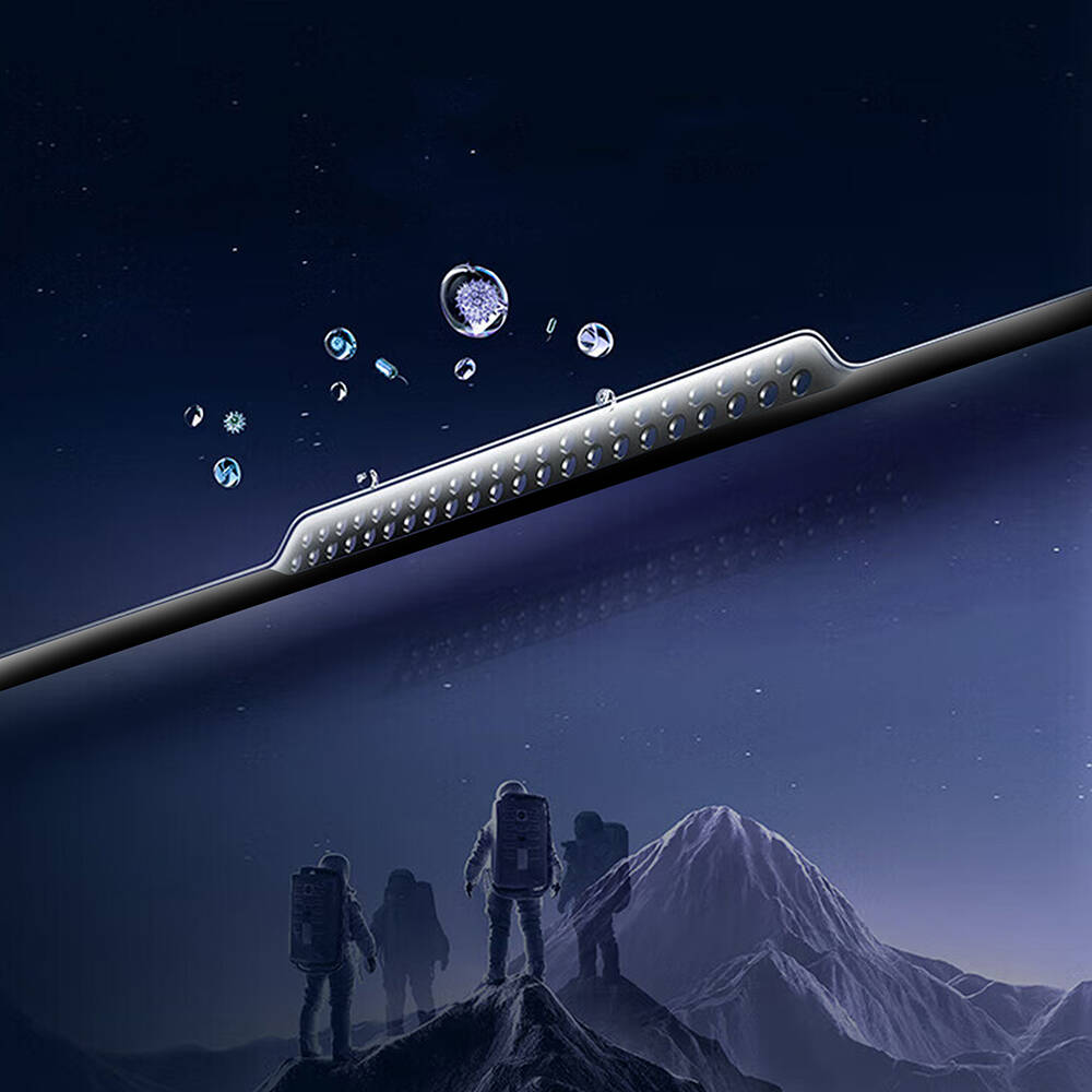 Apple iPhone 14 Pro Wiwu GT-008 Polimer Oleofobik Kaplama Şeffaf Pürüzsüz Temperli Cam Ekran Koruyucu 10'lu Paket - Görsel 13