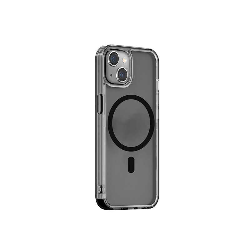 Apple iPhone 14 Wiwu M-safe Şarj Özellikli Lens Korumalı Şeffaf Silikon Kapak