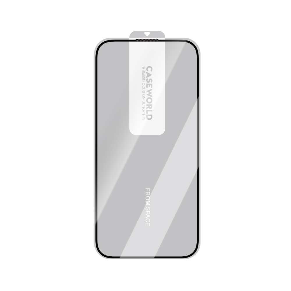 Apple iPhone 15 CaseWorld 0.25mm HD 3D Temperli Cam Ekran Koruyucu + Uygulama Aparatlı