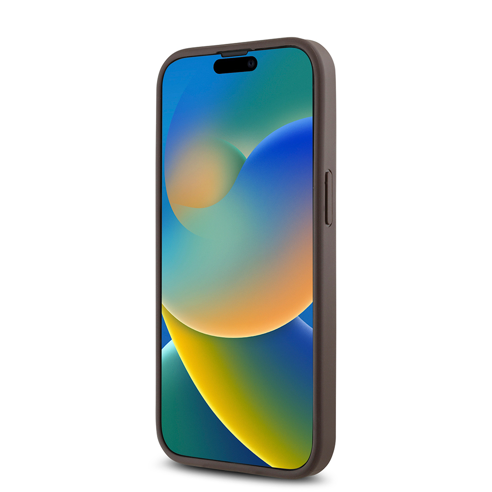 Apple iPhone 15 Kılıf Guess Orjinal Lisanslı M-safe Şarj Özellikli Gül Baskılı 4G Desenli Yazı Logolu Kapak - Görsel 12