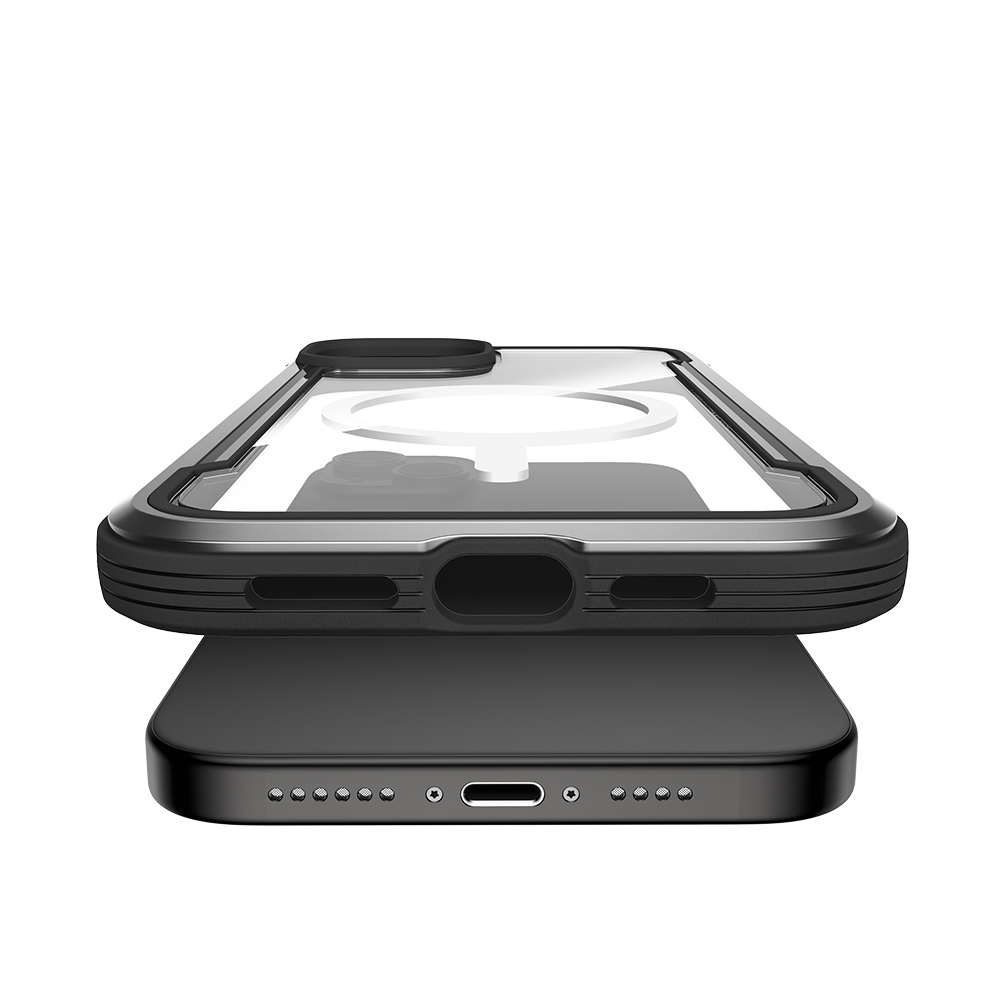 Apple iPhone 15 Kılıf M-safe Şarj Özellikli Airbagli Raptic Shield Serisi Şeffaf Arka Yüzey Kapak - Görsel 16
