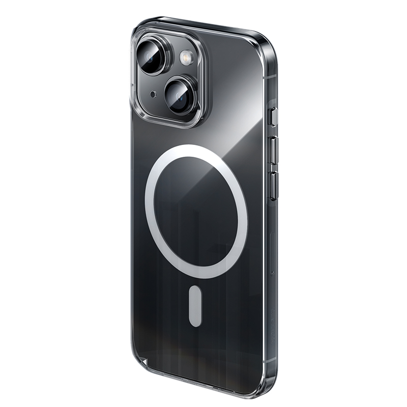 Apple iPhone 15 Kılıf M-safe Şarj Özellikli Benks ​​​​​​Crystal Serisi Şeffaf Kapak