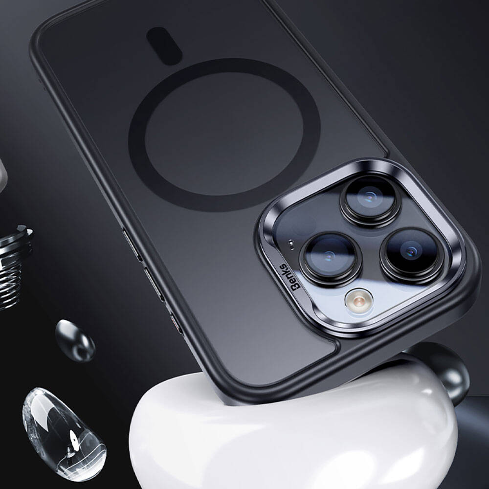 Apple iPhone 15 Kılıf M-safe Şarj Özellikli Benks Mist Protective Kapak
