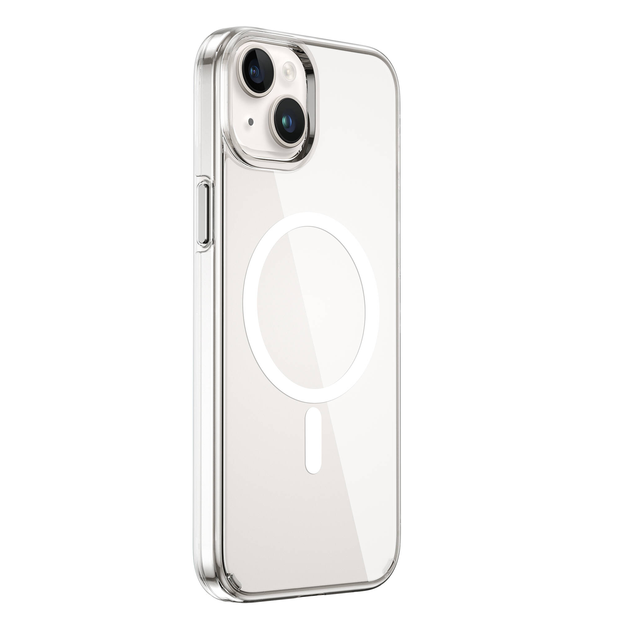 Apple iPhone 15 Kılıf Wiwu FYY-014 M-safe Şarj Özellikli Şeffaf Kapak