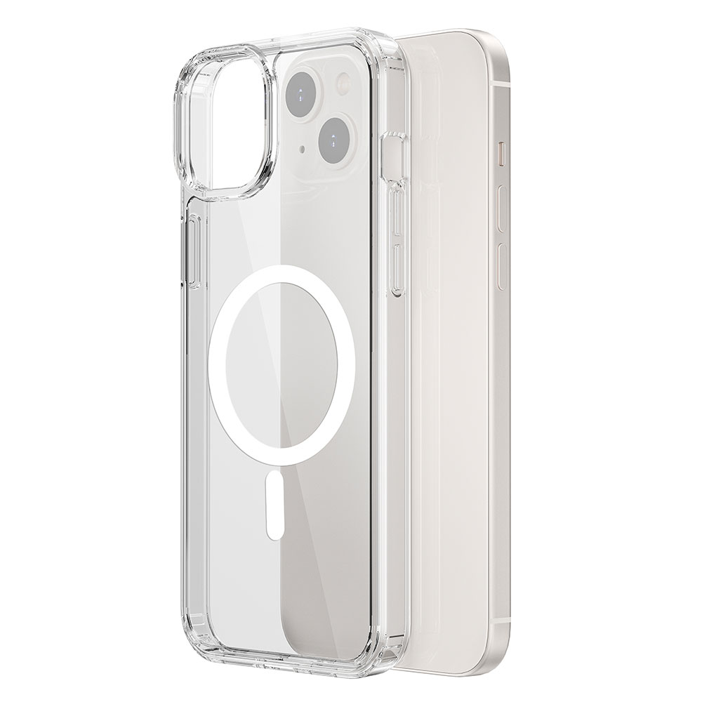 Apple iPhone 15 Kılıf Wiwu MCC-101 Magnetic Crystal Sert PC Kapak