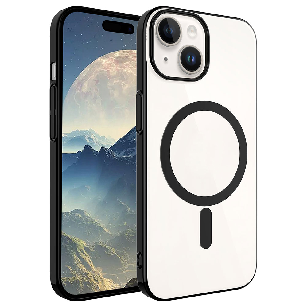 Apple iPhone 15 Kılıf Zore Wireless Şarj Özellikli Pixel M-safe Kapak