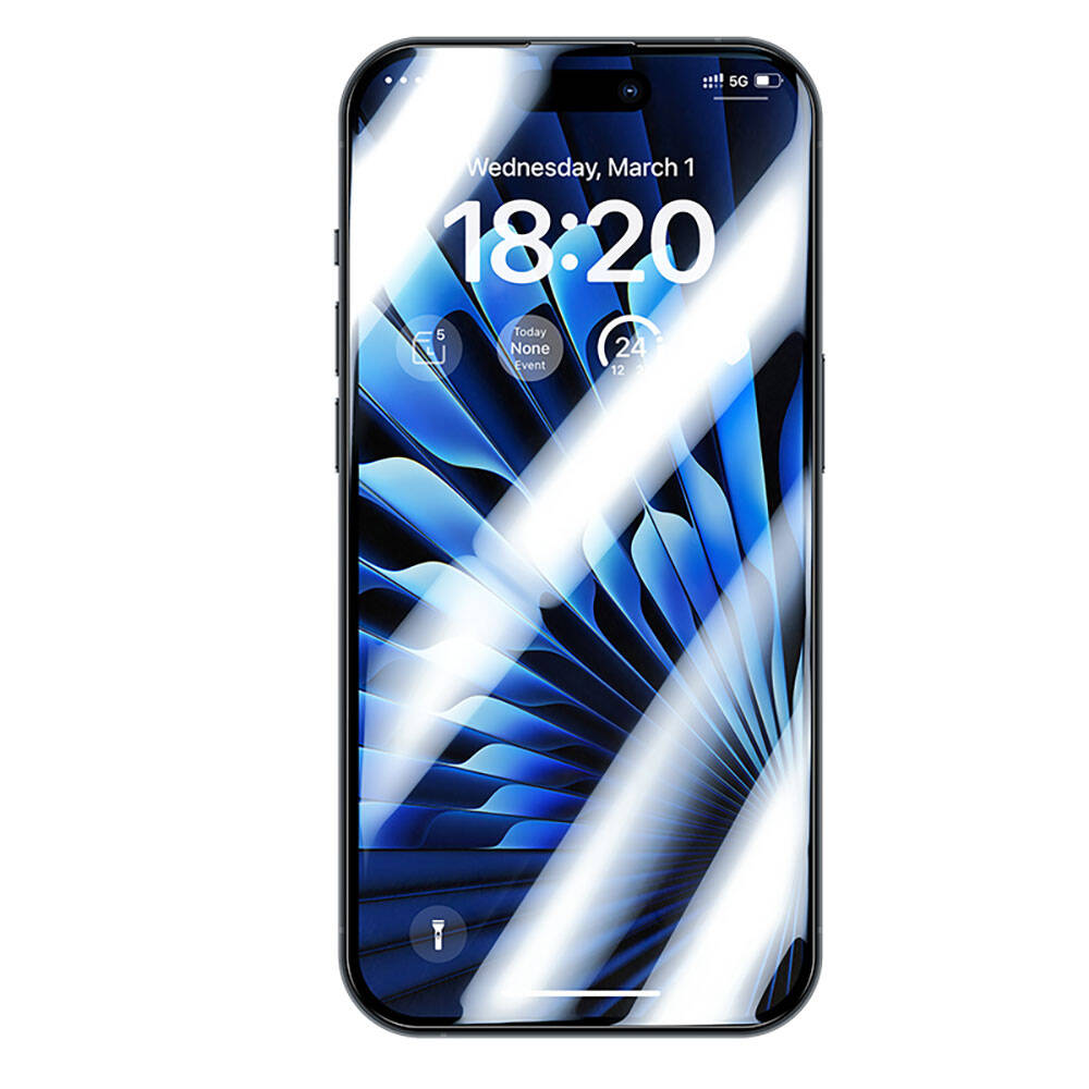 Apple iPhone 15 Plus Benks Glass Warrior Safir Coating Ekran Koruyucu + Kolay Uygulama Aparatlı - Görsel 3