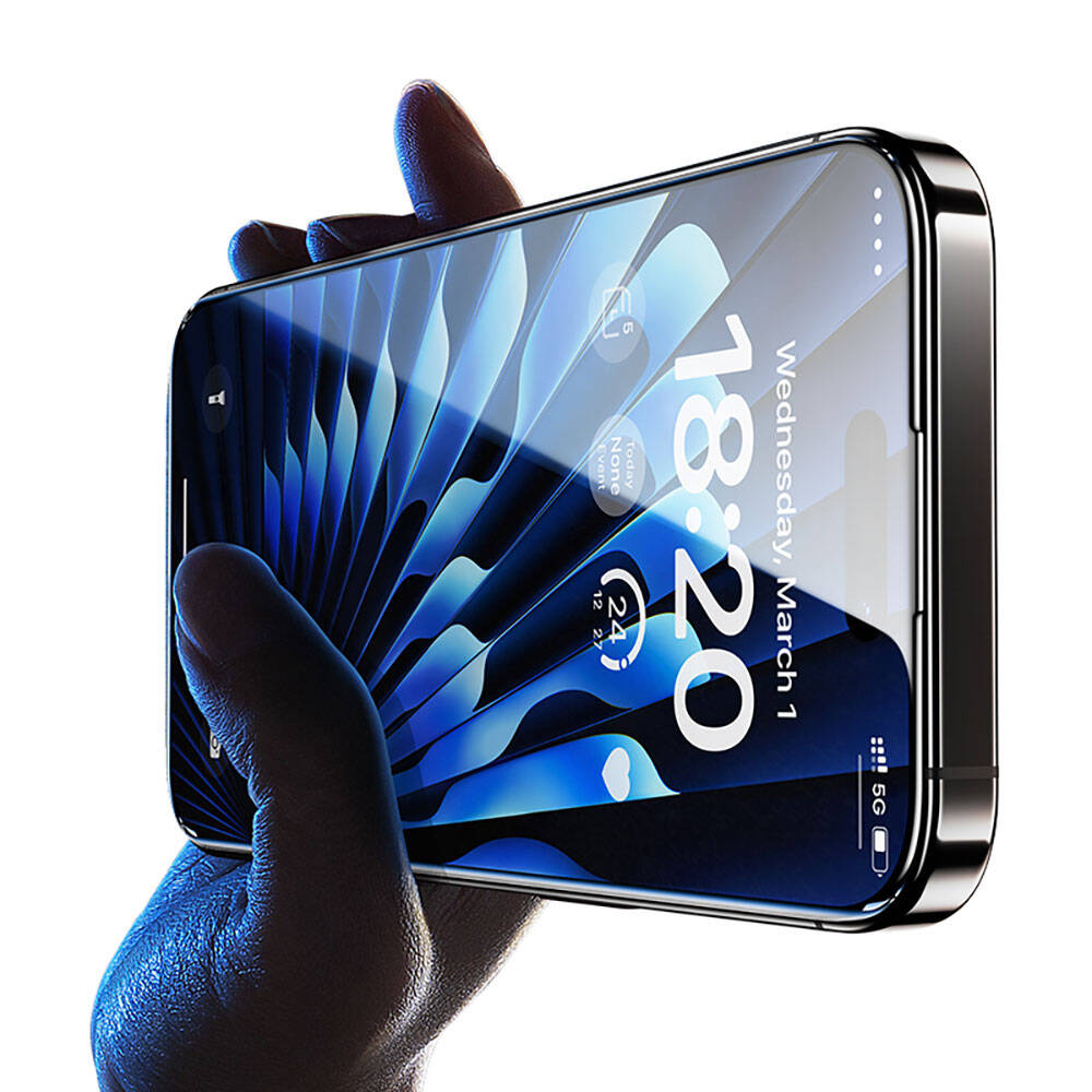 Apple iPhone 15 Plus Benks Glass Warrior Safir Coating Ekran Koruyucu + Kolay Uygulama Aparatlı - Görsel 4
