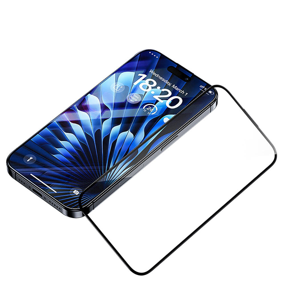 Apple iPhone 15 Plus Benks Glass Warrior Safir Coating Ekran Koruyucu + Kolay Uygulama Aparatlı - Görsel 5