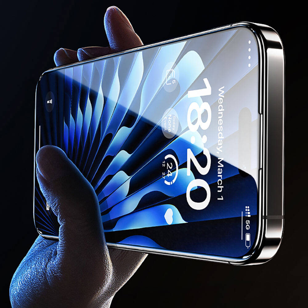 Apple iPhone 15 Plus Benks Glass Warrior Safir Coating Ekran Koruyucu + Kolay Uygulama Aparatlı - Görsel 10