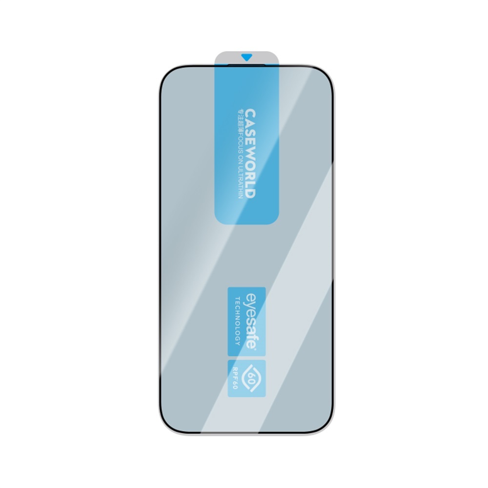 Apple iPhone 15 Plus CaseWorld EyeGuard Serisi 2.5D Eyesafe Teknolojili Cam Ekran Koruyucu