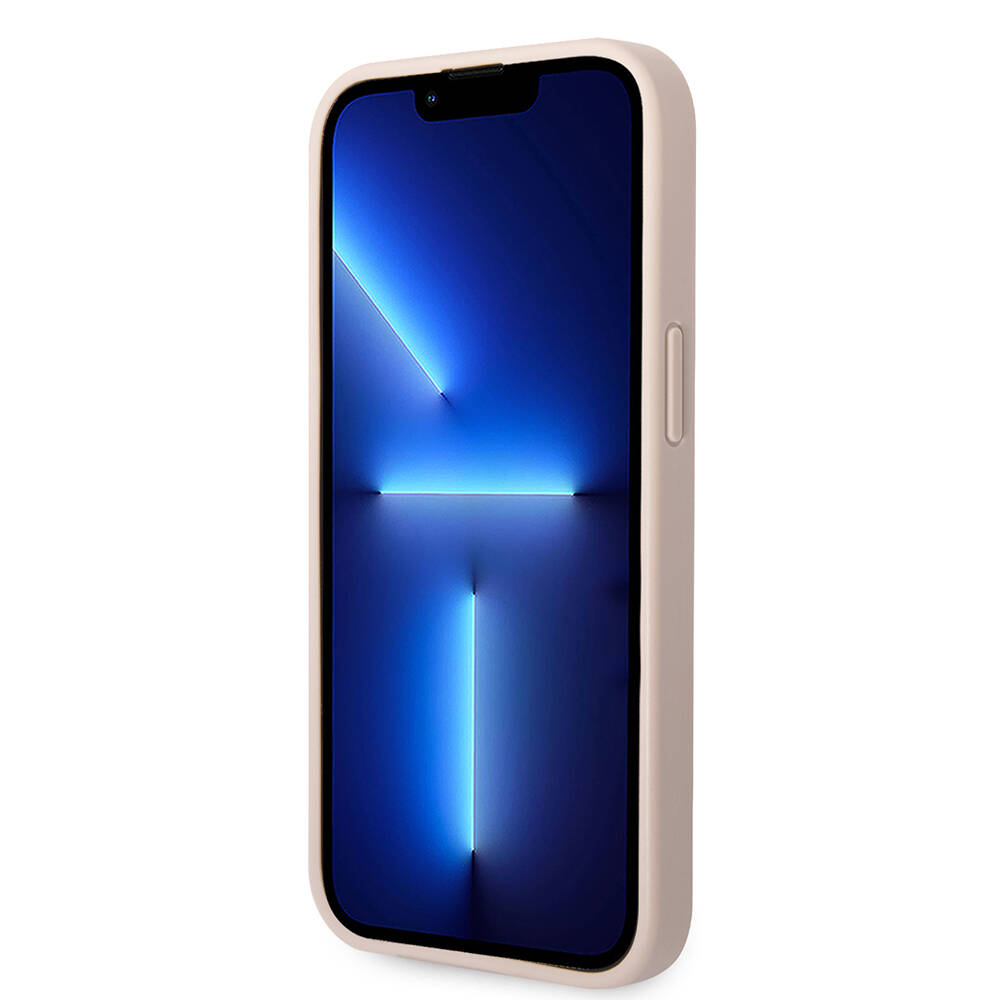 Apple iPhone 15 Plus Kılıf Guess Orjinal Lisanslı PU Deri Yazı ve 4G Metal Logolu Desenli Kapak - Görsel 18