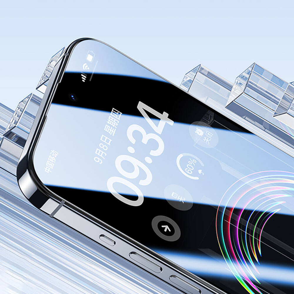 Apple iPhone 15 Pro Benks V Pro Ultra Shield 0.3mm Ekran Koruyucu + Kolay Uygulama Aparatlı - Görsel 8