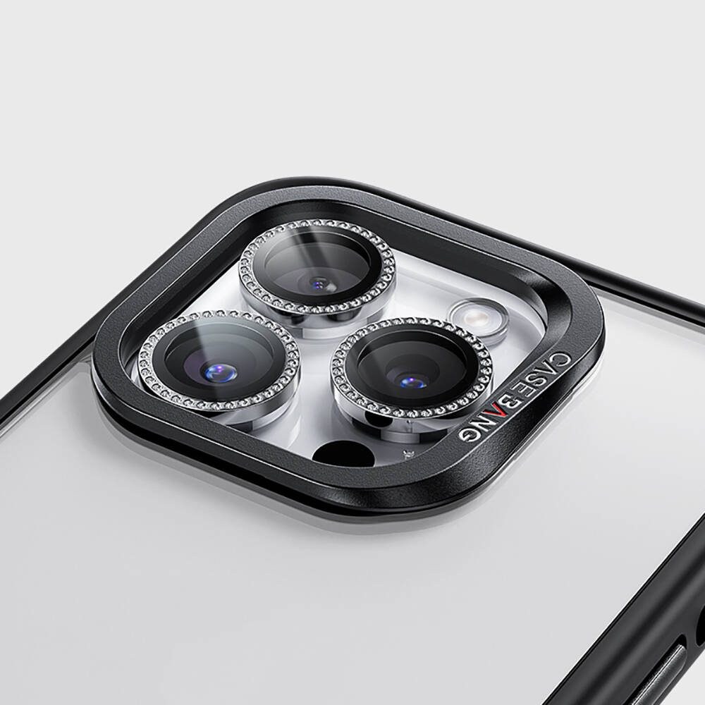Apple iPhone 15 Pro Casebang Gem Kamera Lens Koruyucu - Görsel 3
