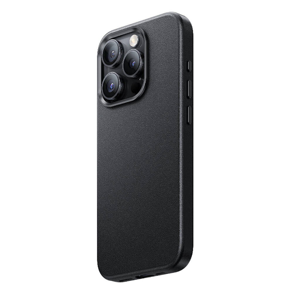 Apple iPhone 15 Pro Kılıf M-safe Şarj Özellikli Benks Vintage Leather Kapak