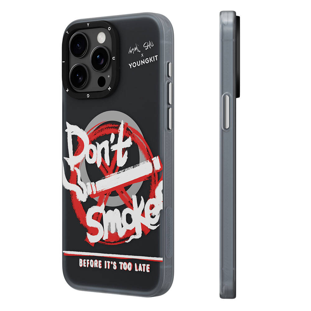 Apple iPhone 15 Pro Kılıf M-safe Şarj Özellikli Shu Tasarımlı Youngkit City Serisi Kapak