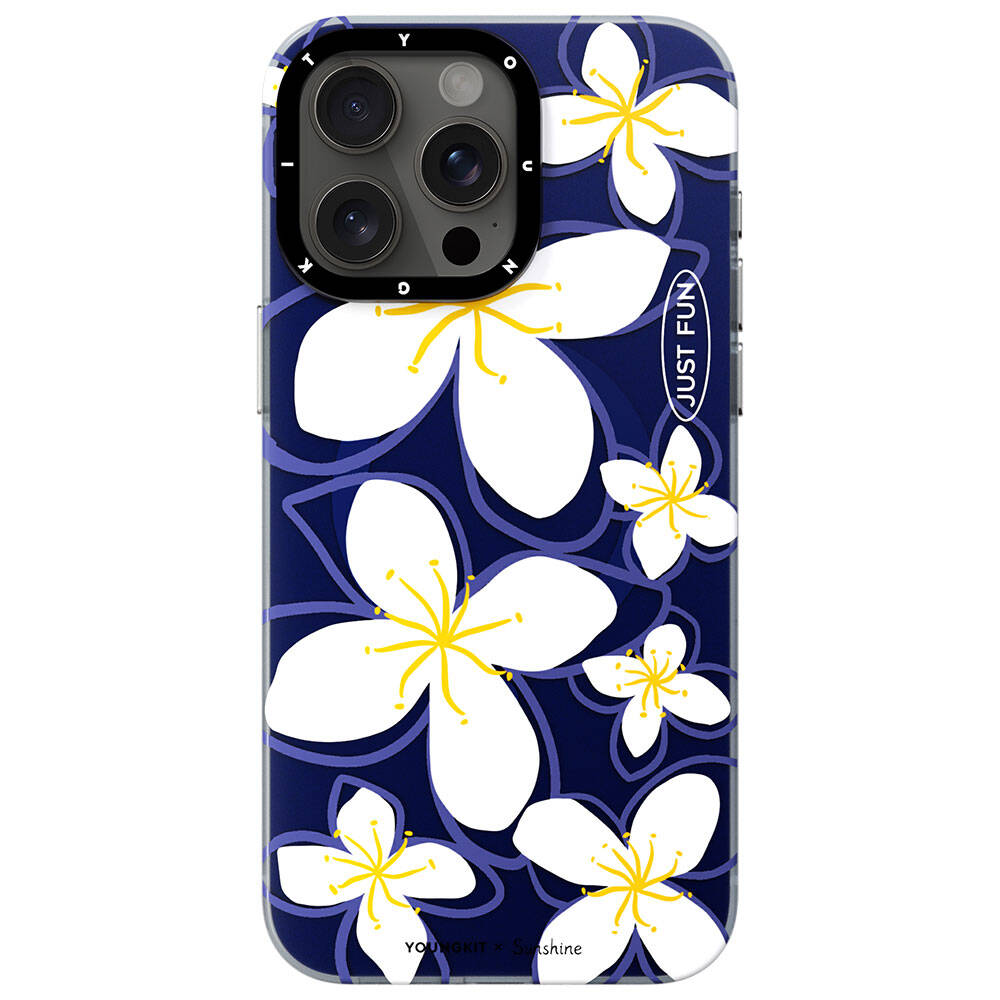 Apple iPhone 15 Pro Kılıf M-safe Şarj Özellikli Sunshine Tasarımlı Youngkit Smile Serisi Kapak