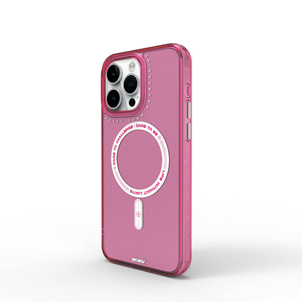 Apple iPhone 15 Pro Kılıf M-safe Şarj Özellikli Wiwu Basic Color J Serisi Kapak
