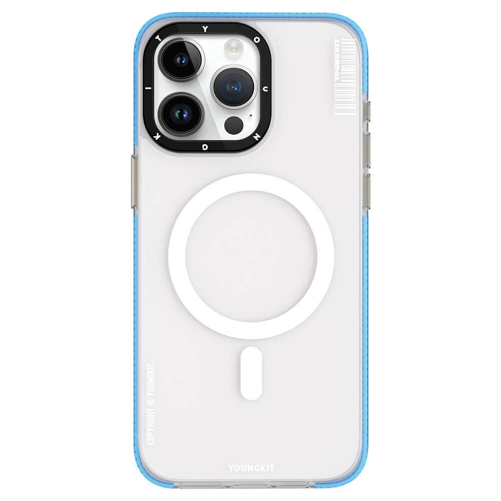 Apple iPhone 15 Pro Kılıf M-safe Şarj Özellikli Youngkit Jiansha Serisi Kapak