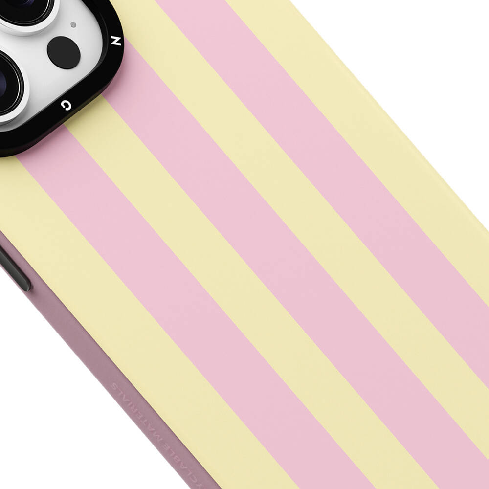 Apple iPhone 15 Pro Kılıf M-safe Şarj Özellikli Youngkit Striped Piano Keys Serisi Kapak - Görsel 9