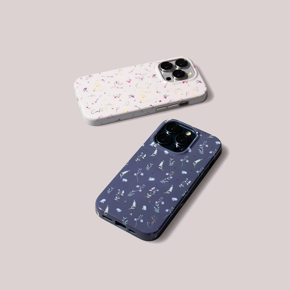 Apple iPhone 15 Pro Kılıf Mini Çayır Çiçekleri Desenli Coehl Prairie Kapak - Görsel 8