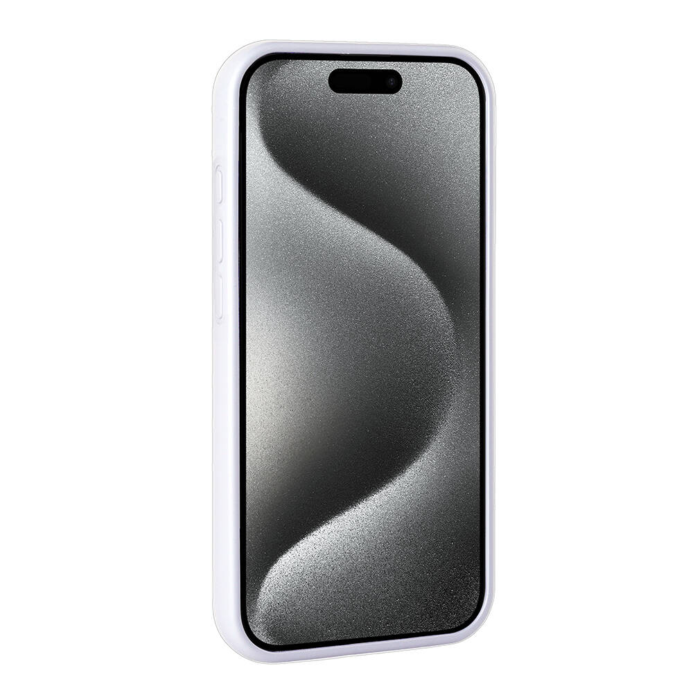 Apple iPhone 15 Pro Kılıf Parlak Taşlı Tasarım Zore Pırlanta Kapak - Görsel 11