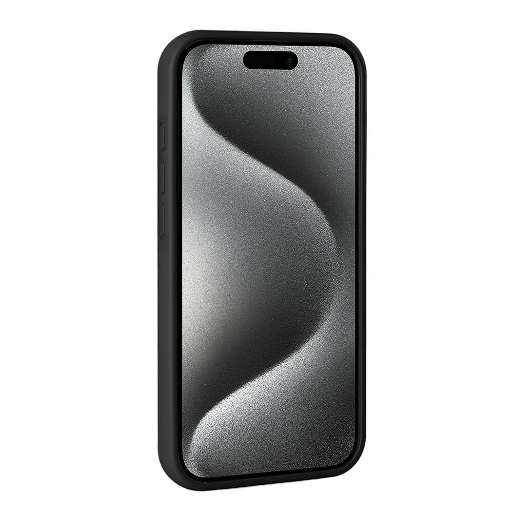 Apple iPhone 15 Pro Kılıf Parlak Taşlı Tasarım Zore Pırlanta Kapak - Görsel 8