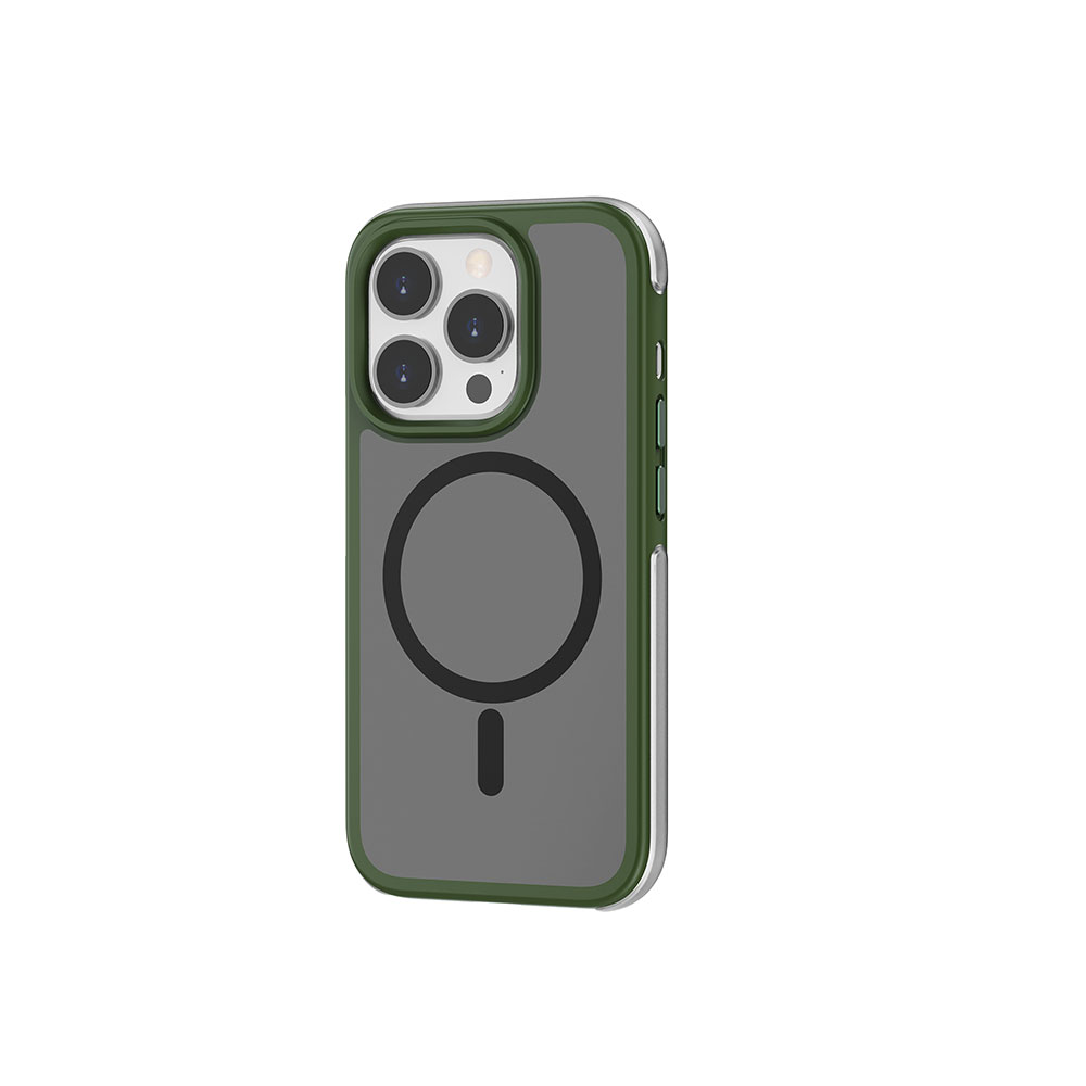 Apple iPhone 15 Pro Kılıf Wiwu ZKK-012 M-safe Şarj Özellikli Air Cushion Kapak