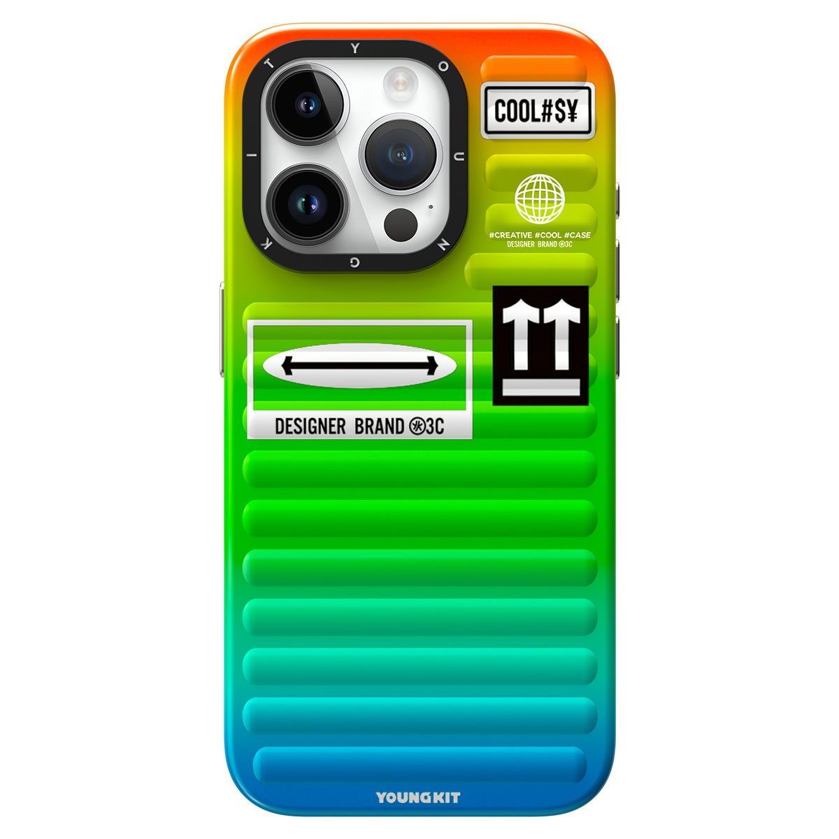Apple iPhone 15 Pro Kılıf YoungKit The Secret Color Serisi Kapak