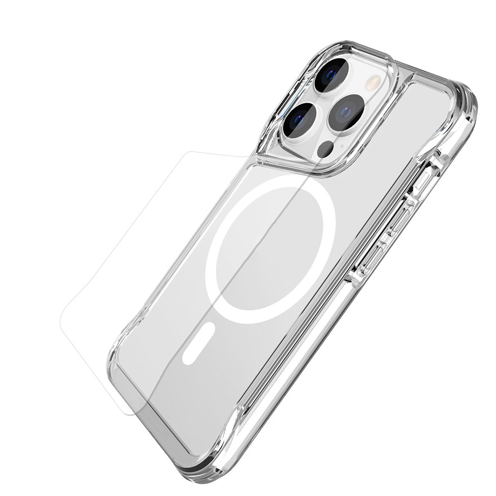 Apple iPhone 15 Pro Kılıf Zore M-safe Şarj Özellikli T-Max M-safe Kapak