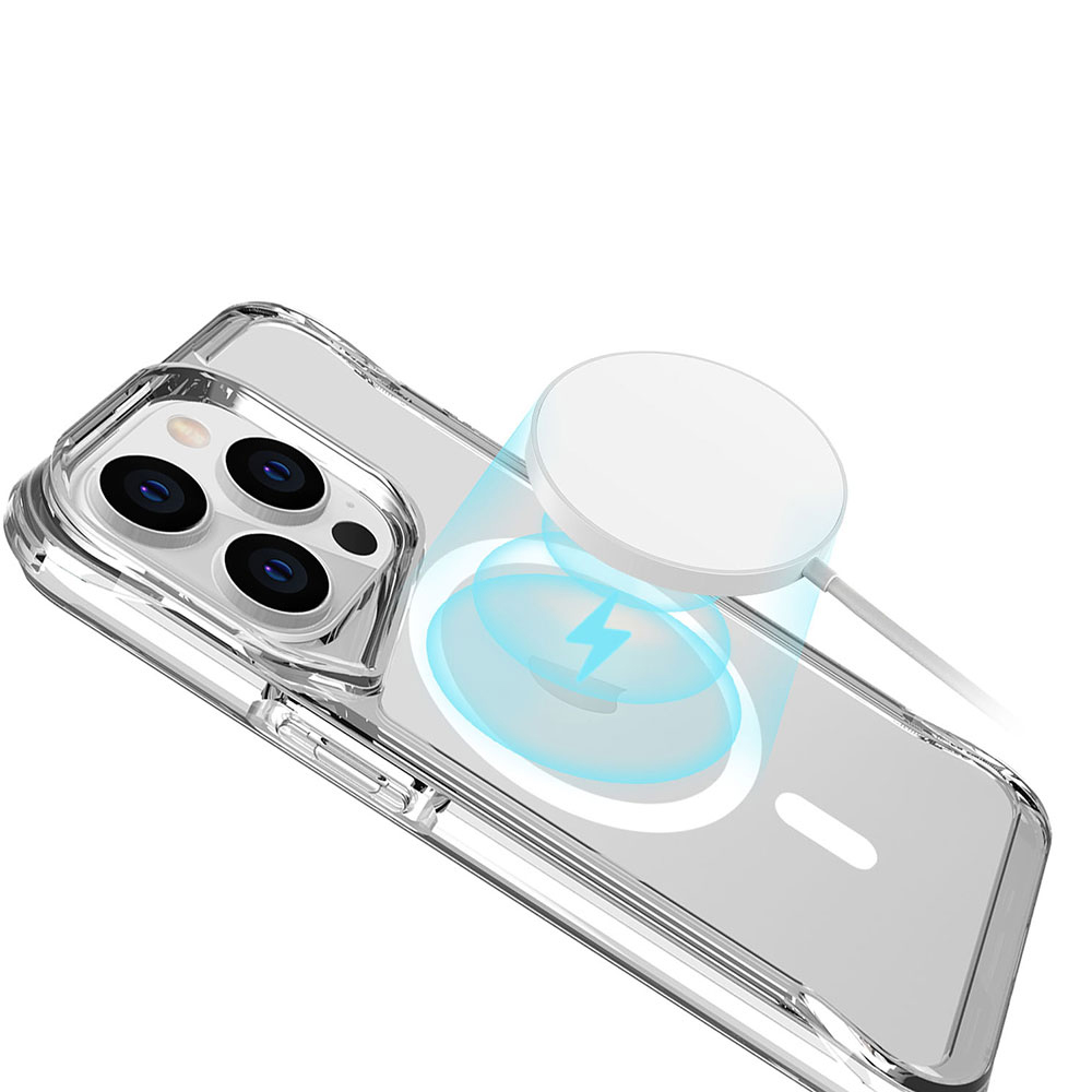 Apple iPhone 15 Pro Kılıf Zore M-safe Şarj Özellikli T-Max M-safe Kapak