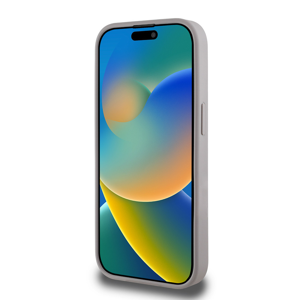 Apple iPhone 15 Pro Max Kılıf Guess Orjinal Lisanslı Gül Baskılı Büyük Metal Logo Dizaynlı Kapak - Görsel 5