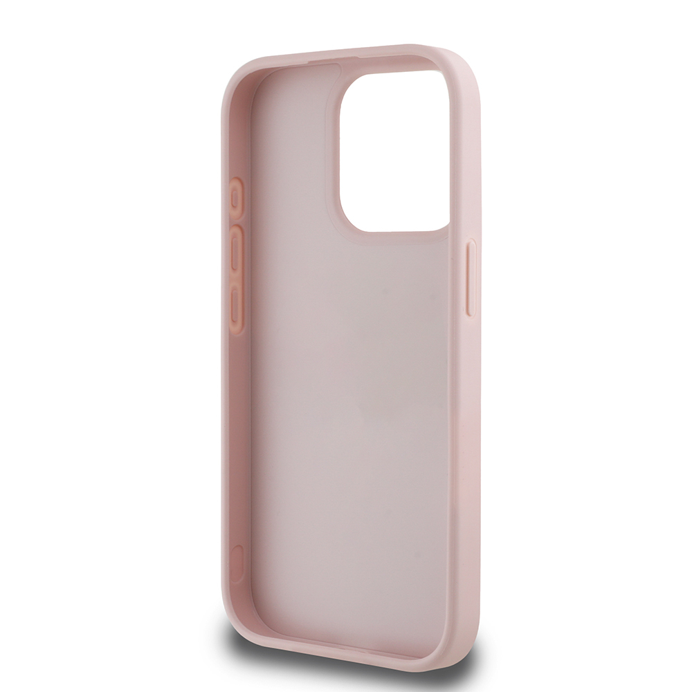 Apple iPhone 15 Pro Max Kılıf Guess Orjinal Lisanslı Gül Baskılı Büyük Metal Logo Dizaynlı Kapak - Görsel 14