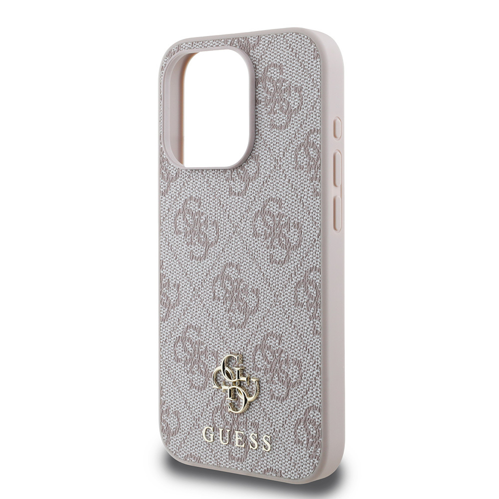Apple iPhone 15 Pro Max Kılıf Guess Orjinal Lisanslı M-safe Şarj Özellikli Small 4G Classic Kapak